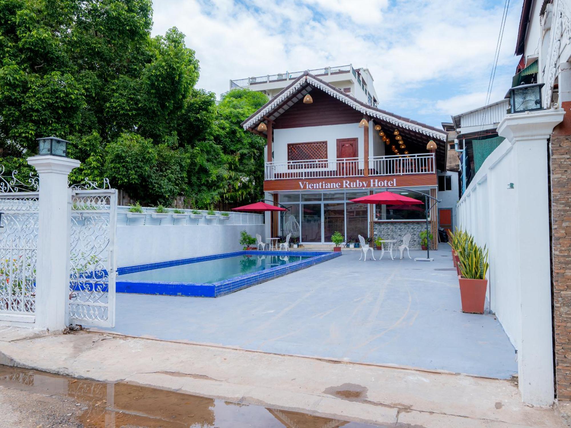 Vientiane Ruby Villa Hotel Exterior photo